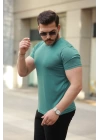 Erkek Bisiklet Yaka Basic Kısa Kollu Tişört