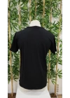 Erkek Bisiklet Yaka Kedi Baskılı Süprem T-shirt