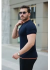 Erkek Bisiklet Yaka Kısa Kollu Tişört