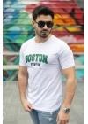 Erkek Boston Baskılı Süprem T-shirt