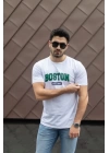 Erkek Boston Baskılı Süprem T-shirt