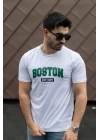 Erkek Boston Baskılı Süprem T-shirt