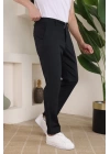 Erkek Casual Slim Fit Cord Desenli Kumaş Pantolon