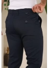 Erkek Casual Slim Fit Cord Desenli Kumaş Pantolon