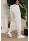 Erkek Casual Slim Fit Cord Desenli Kumaş Pantolon
