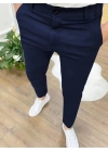 Erkek Cepli Slimfit Atlas Pantolon