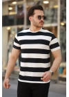 Erkek çift Renk Pamuklu örme Kumaş Kısa Kollu T-shirt