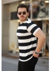 Erkek çift Renk Pamuklu örme Kumaş Kısa Kollu T-shirt