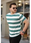 Erkek çift Renk Pamuklu örme Kumaş Kısa Kollu T-shirt