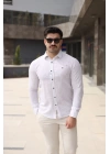 Erkek çizgi Desenli Gömlek