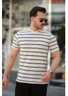 Erkek çizgili Kısa Kollu T-shirt