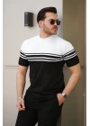 Erkek çizgili Kısa Kollu T-shirt
