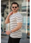Erkek çizgili Kısa Kollu T-shirt