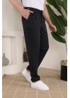 Erkek Duble Paça Yandan Tokalı Cord Desenli Old Money Pantolon