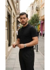 Erkek Düğme Yakalı Kısa Kollu Pamuk Triko Tişört
