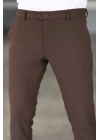Erkek Düz Kesim Bilek Boy Kumaş Pantolon