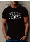 Erkek Jehova Baskılı Süprem T-shirt