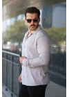 Erkek Kadife Dokulu Uzun Kollu Gömlek
