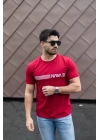 Erkek Kısa Kollu Nasa Baskı Basic Erkek T-shirt