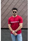 Erkek Kısa Kollu Nasa Baskı Basic Erkek T-shirt