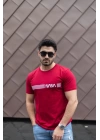 Erkek Kısa Kollu Nasa Baskı Basic Erkek T-shirt