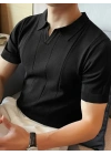 Erkek Kısa Kollu Polo Yakalı Triko Tshirt