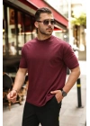 Erkek Kolları Dar Kesim Rahat Kalıp Basic Tişört
