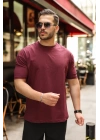 Erkek Kolları Dar Kesim Rahat Kalıp Basic Tişört