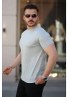 Erkek Mini Jakarlı Kısa Kollu T-shirt