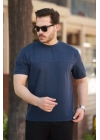 Erkek Oversize Bisiklet Yaka Kısa Kollu T-shirt