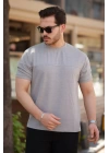 Erkek Oversize Bisiklet Yaka Kısa Kollu T-shirt