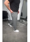 Erkek Pileli Kumaş Baggy Pantolon