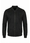Erkek Scuba Süet Kumaş Bomber Hırka