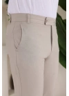 Erkek Slim Fit Dilli Kumaş Pantolon