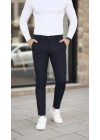 Erkek Slim Fit Likralı Gabardin Pantolon