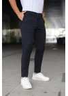 Erkek Slim Fit Likralı Gabardin Pantolon