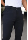 Erkek Slim Fit Likralı Gabardin Pantolon