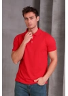 Erkek Slim Fit Pamuklu Yumuşak Doku Nefes Alan Kumaş Yakalı Tişört
