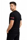 Erkek TÜRKİYE Ay Yıldız Baskılı 10 Numara Forma Tişört Taraftar T-Shirt - Siyah