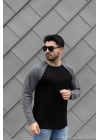 Erkek Uzun Kollu Bisiklet Yaka Viskon Iki Iplik Bluz