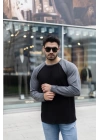 Erkek Uzun Kollu Bisiklet Yaka Viskon Iki Iplik Bluz