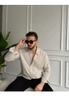 Erkek Uzun Kollu Regular Sofya Keten Gömlek