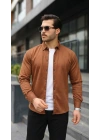 Erkek Uzun Kollu Süet Gömlek