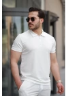 Erkek Yakalı Fermuarlı T-shirt şort Ikili Takım