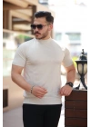 Erkek Yarım Balıkçı Yaka Kısa Kollu Tişört