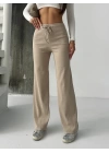 Fit comfort bej salaş pantolon A6011