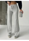Fit comfort gri salaş pantolon A6011