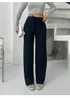 Fitilli şardonlu pantolon siyah a4058