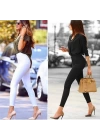 Gabardin Kumaş Yüksek Bel Pantolon 94cm XLbel36cm