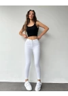 Gabardin Kumaş Yüksek Bel Pantolon 94cm XLbel36cm